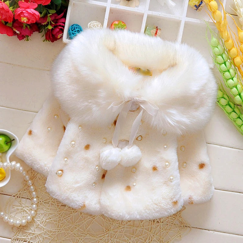 Baby girl clothes winter coat thick warm wool in USA