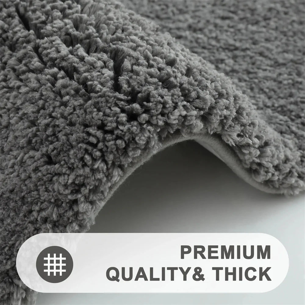 Olanly Soft Bathroom Plush Rug Absorbent Quick Dry Bath Mat