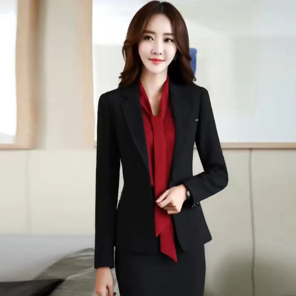 Slim Fit Korean Suit Coat Women Blazer Streetwear in USA