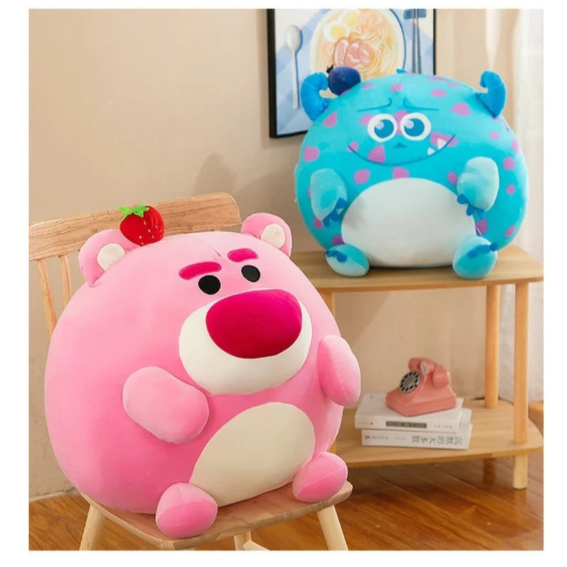 Disney Lotso Stitch Round Plush Doll Toys Kawaii in USA