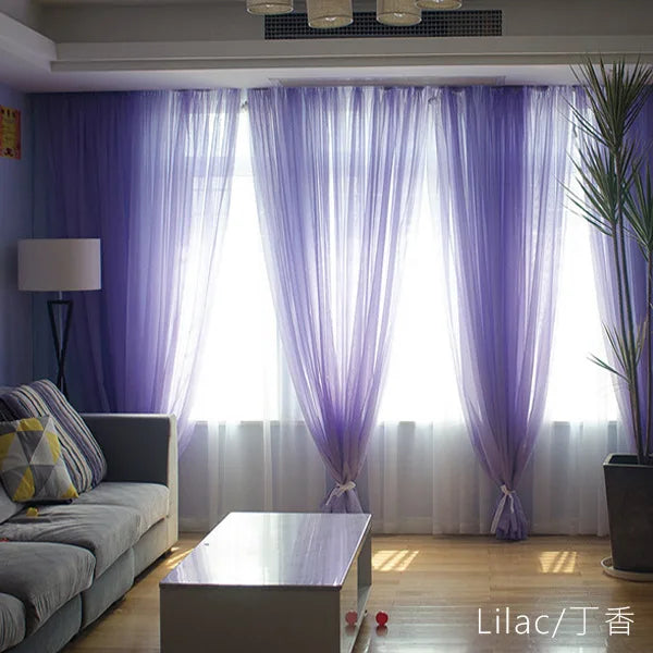 Free Customization Sheer Tulle Curtains Shading IN USA.