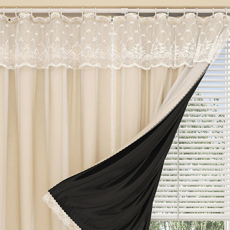 Ins Lace Curtains Window Hanging Curtains Living Room Bedroom in USA.