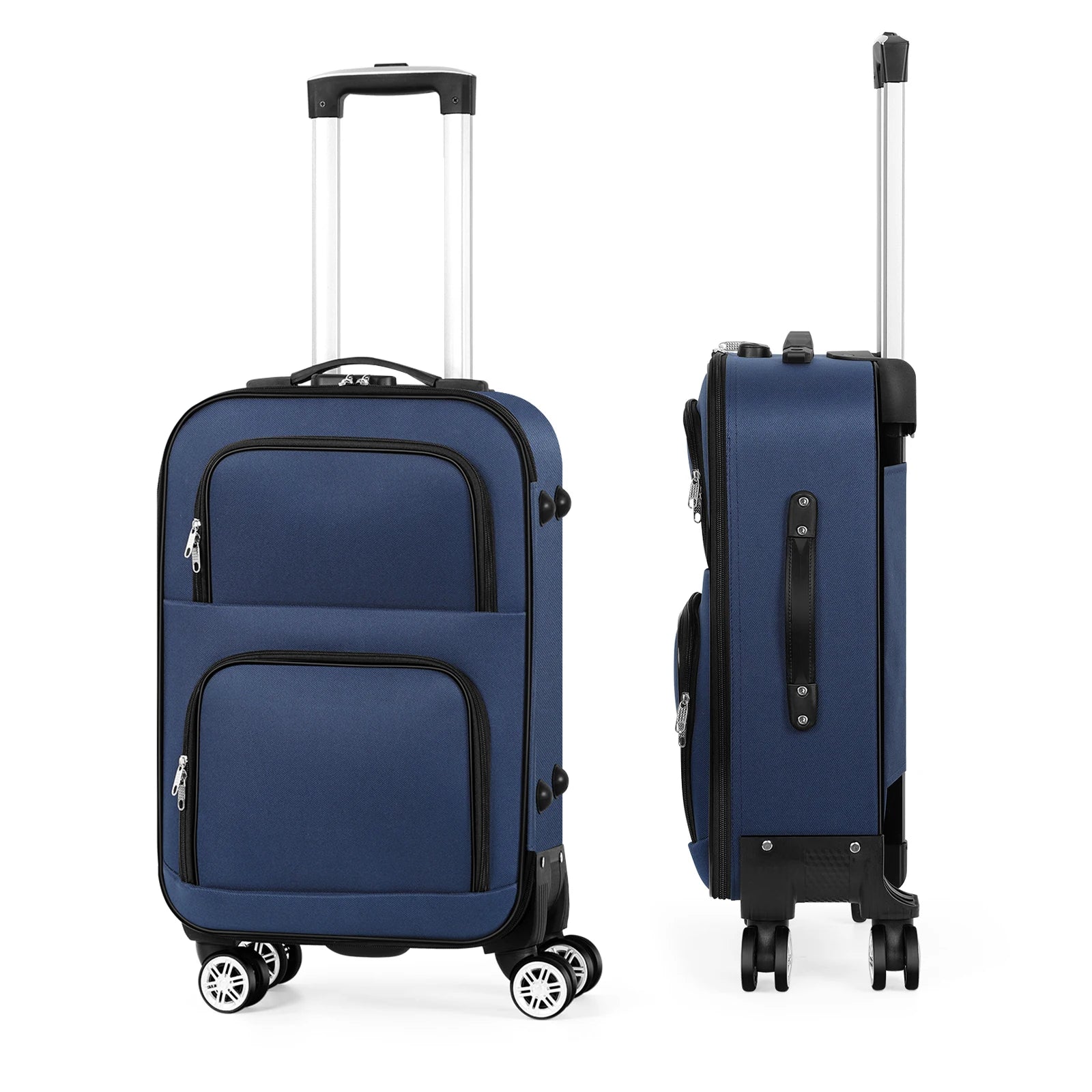 lightweight luggage rotating wheels Oxford fabric suitcase in USA