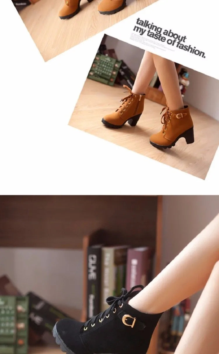 New Spring Winter Women Pumps Boots High Quality in USA