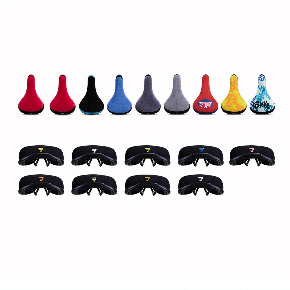 Funsea Bicycle Saddle Wheelie Black Logos in USA.