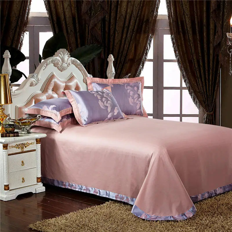 Bedding Sets Floral Grey Pink Comfort Duvet Pillowcase Flat Bed