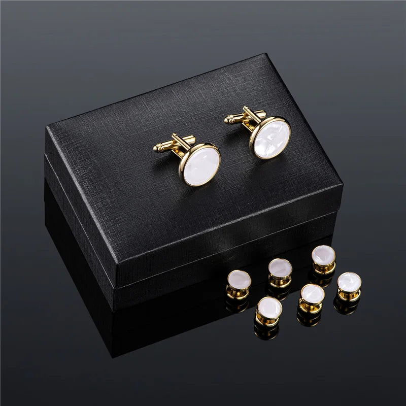 Wedding Cufflinks Tuxedo Studs Set Men Accessories Cufflinks in USA