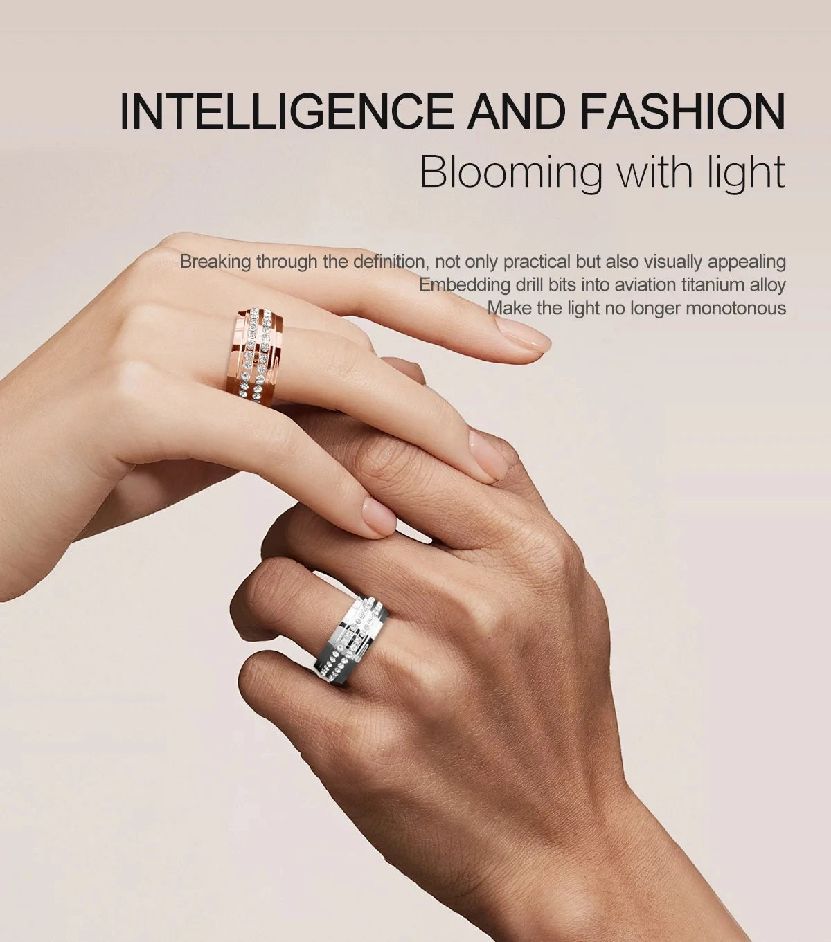 Smart Ring Women Men Lover Waterproof Blood pressure IN USA.