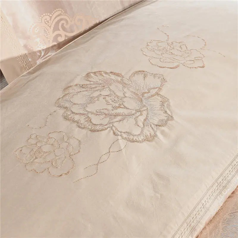 Bedding Sets Floral Grey Pink Comfort Duvet Pillowcase Flat Bed