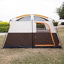 Large tent people family cabin straight wall doors windows net in USA