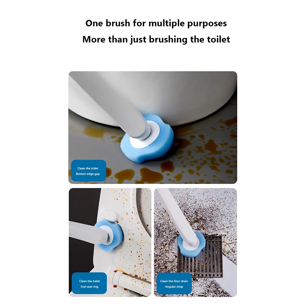 Wall-mounted Disposable Toilet Brush Cleaner