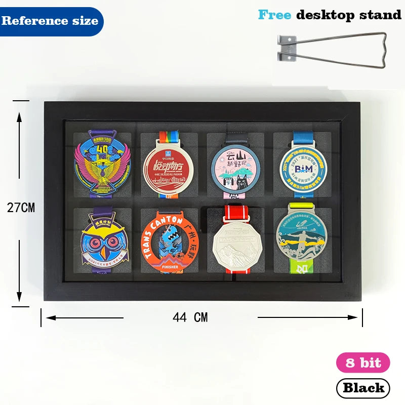 Rustic Wood Frame， Marathon Medal Display Frame IN USA.