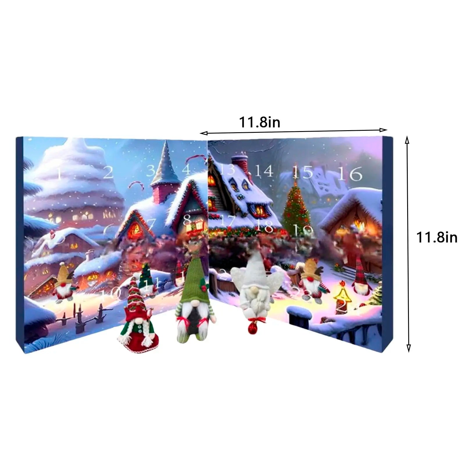 2024 Christmas Gnome Advent Calendar, 24 Day Christmas Advent Calendar