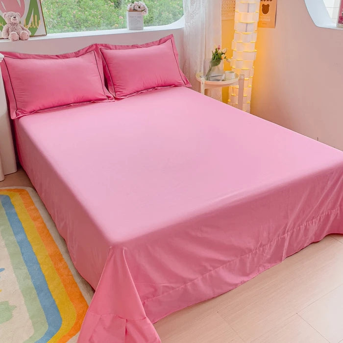 Soft Egyptian Cotton Bed Sheet Home Textile Luxury in USA.