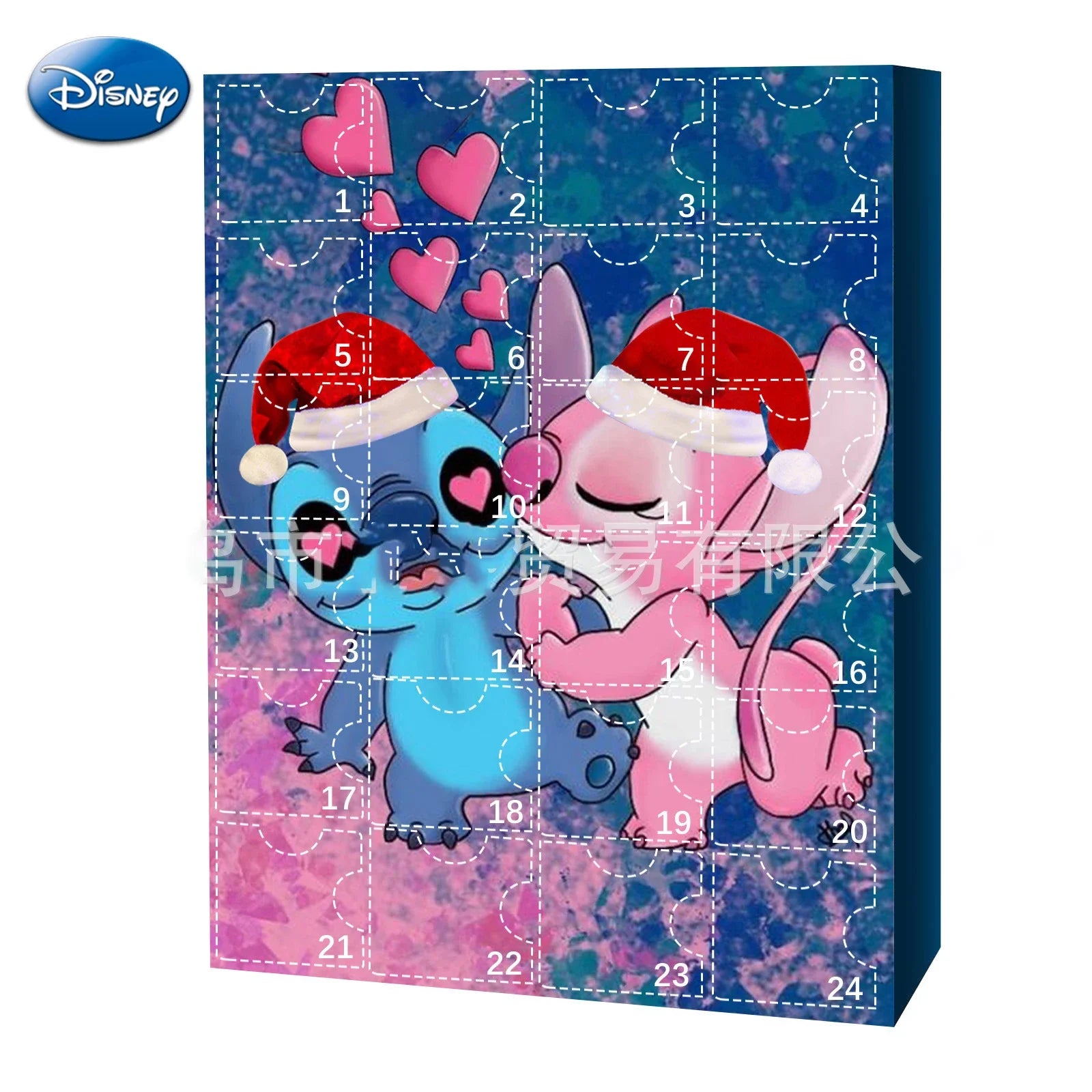 Disney Anime Lilo and Stitch 2023 Christmas Advent Calendar Box Mickey