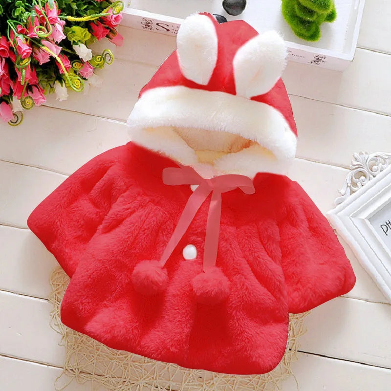 Baby girl clothes winter coat thick warm wool in USA