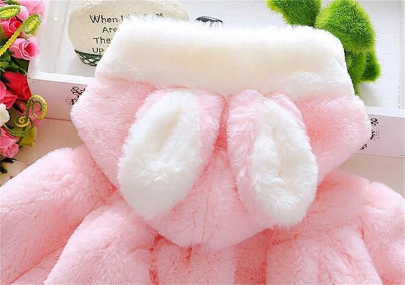 Baby girl clothes winter coat thick warm wool in USA