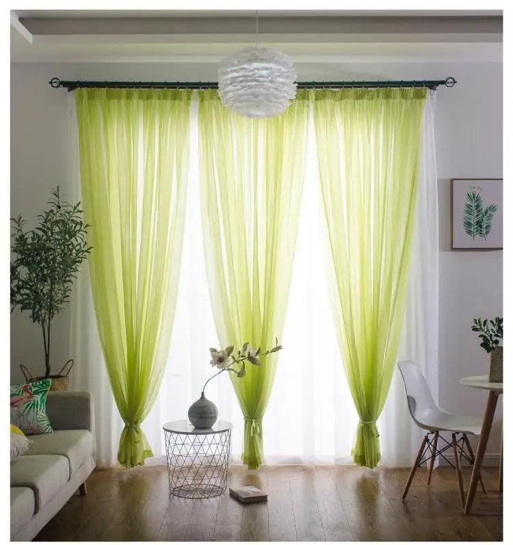 Free Customization Sheer Tulle Curtains Shading IN USA.