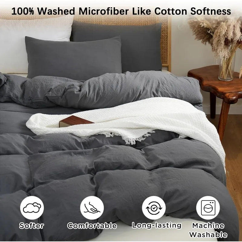 Washed Microfiber Like Washed Cotton Super Soft and Breathable