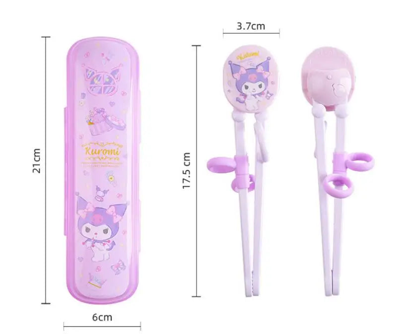 Sanrio Kuromi Tableware Kawaii Children Household in USA.