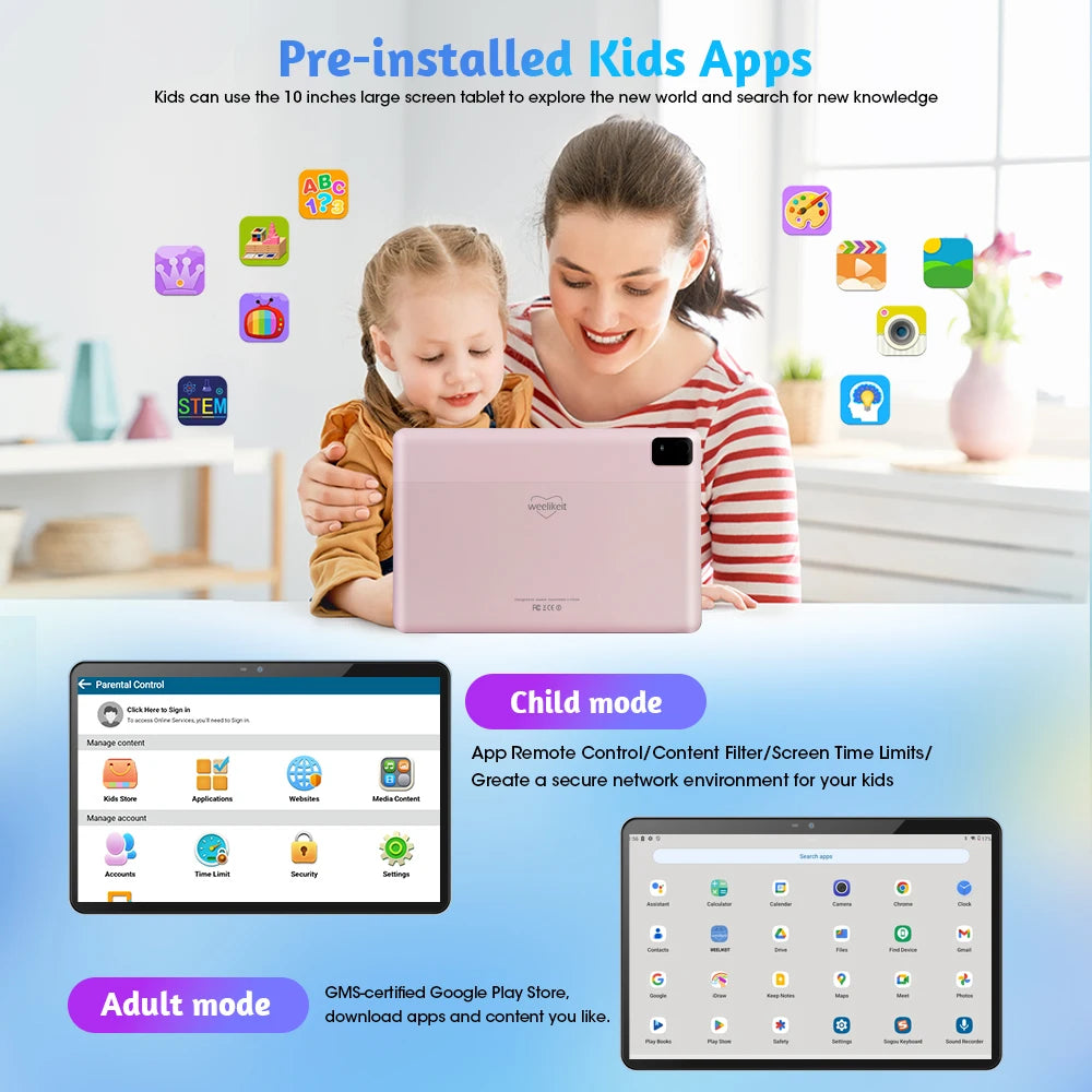 Tablet Kids Android Octa Core Children Tablets IN USA.