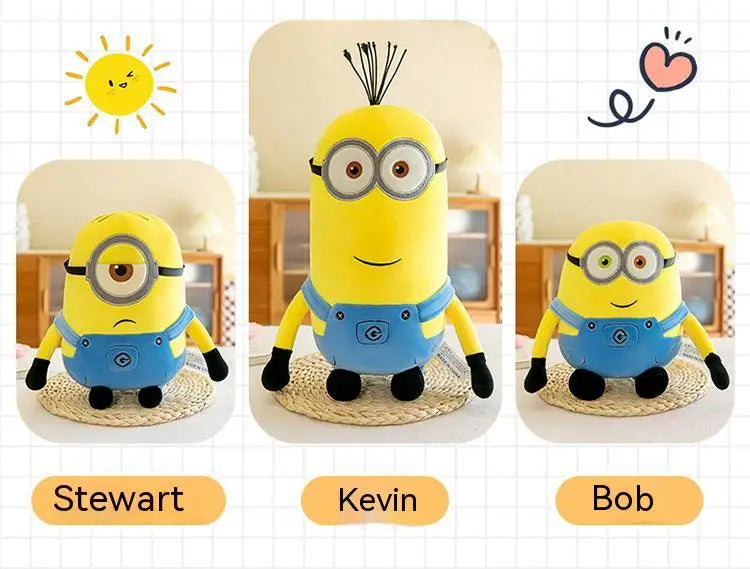 Cute Minions Movie Characters Yellow Plush Toys Bob in USA