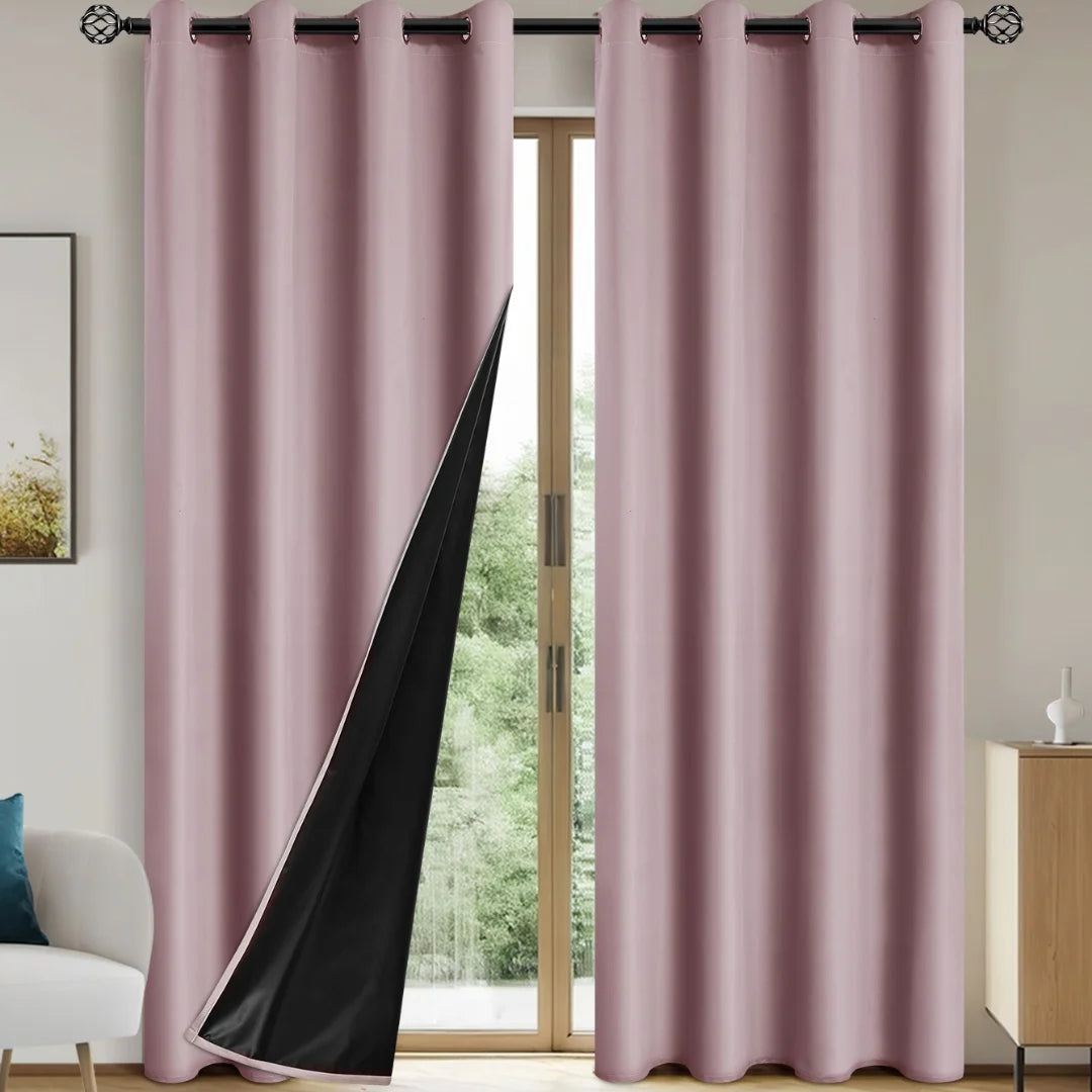 Blackout Curtains Grommets, Total Privacy Drapes Bedroom, in USA