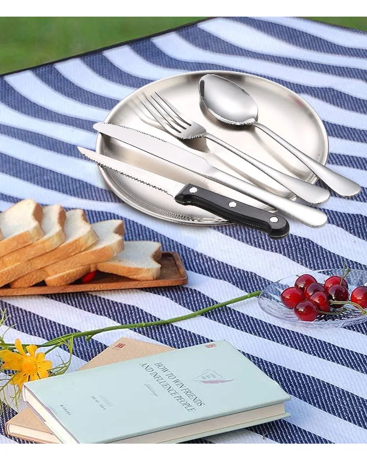 Stainless Steel Outdoor Portable Tableware Set