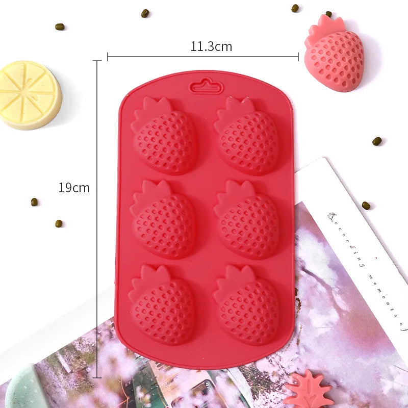 Cute Mini Fruit Silicone Mold Gummy Chocolate Ice Cube in USA