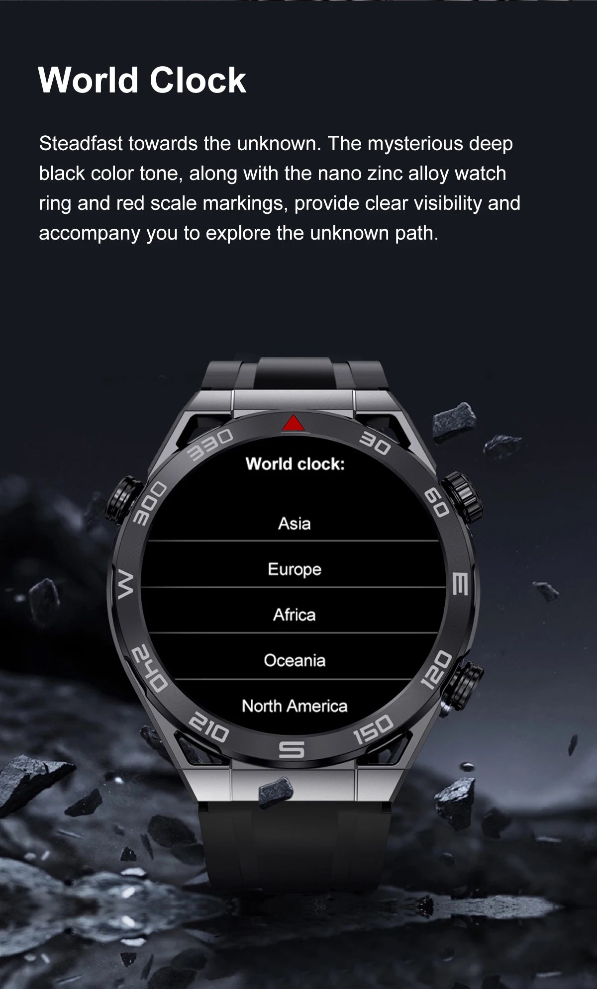 GPS Tracker Smartwatch Men NFC Bluetooth Call IN USA.