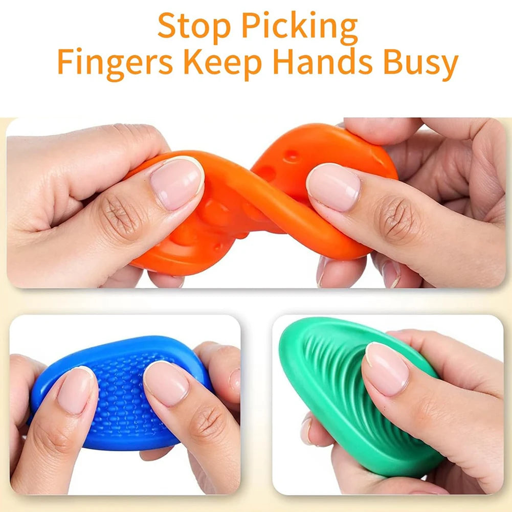 Fidget Toys Sensory Stone Silicone Kids Adults in USA