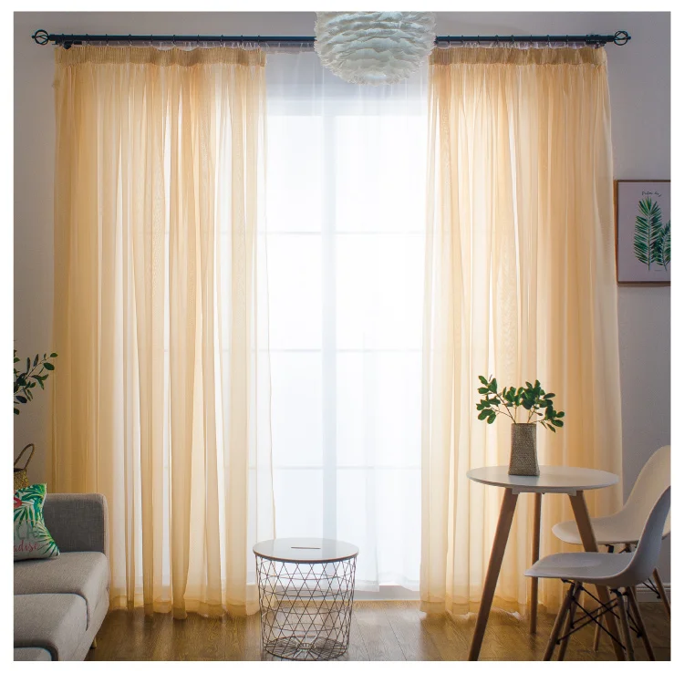 Free Customization Sheer Tulle Curtains Shading IN USA.