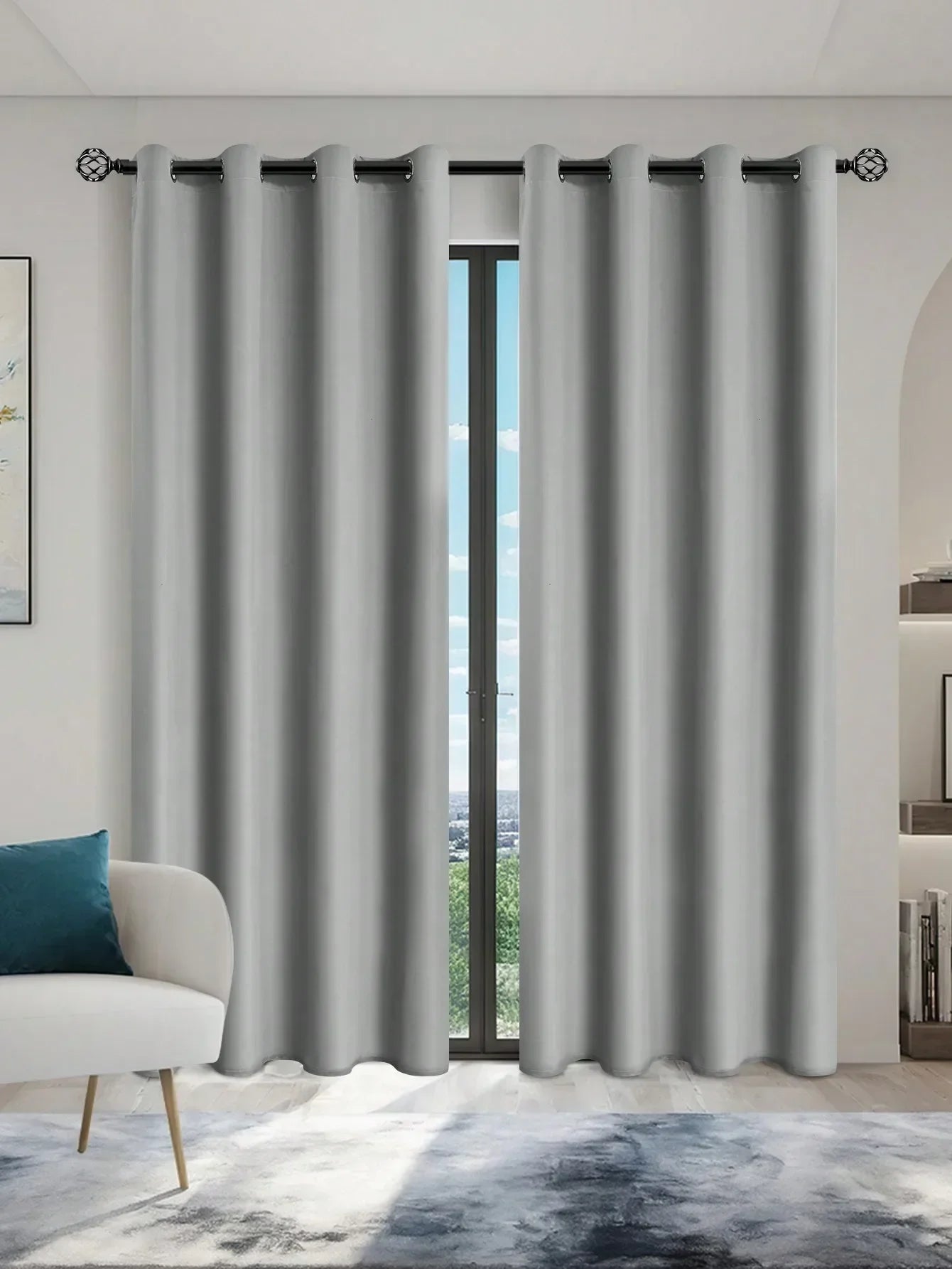 Blackout Curtains Grommets, Total Privacy Drapes Bedroom, in USA