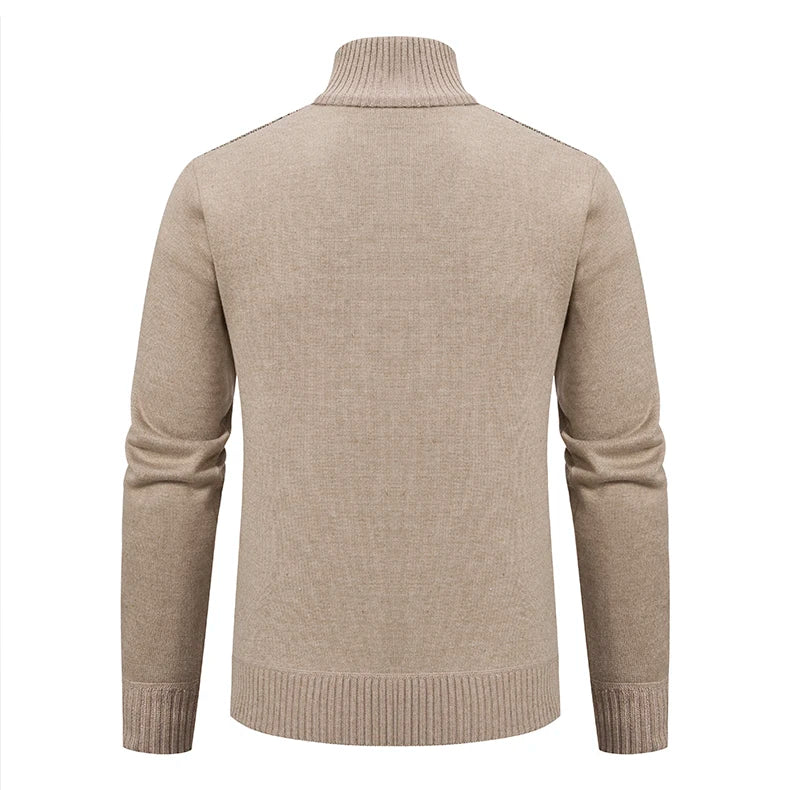 new cashmere padded warm casual men's knitted sweater coat in USA