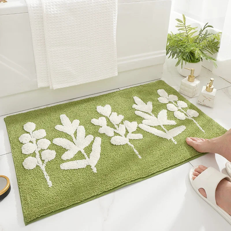 Bathroom Rug Soft Pink Cute Bath Mat Absorbent Microfiber in USA.