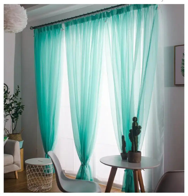 Free Customization Sheer Tulle Curtains Shading IN USA.