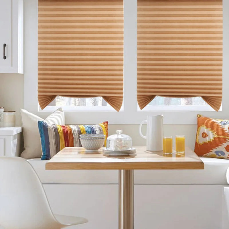 Blackout Blind Window Pleated Blinds Cordless Shade in USA