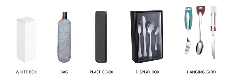 Manufacturer restaurant luxury fashion wholesale cutlery set in USA.