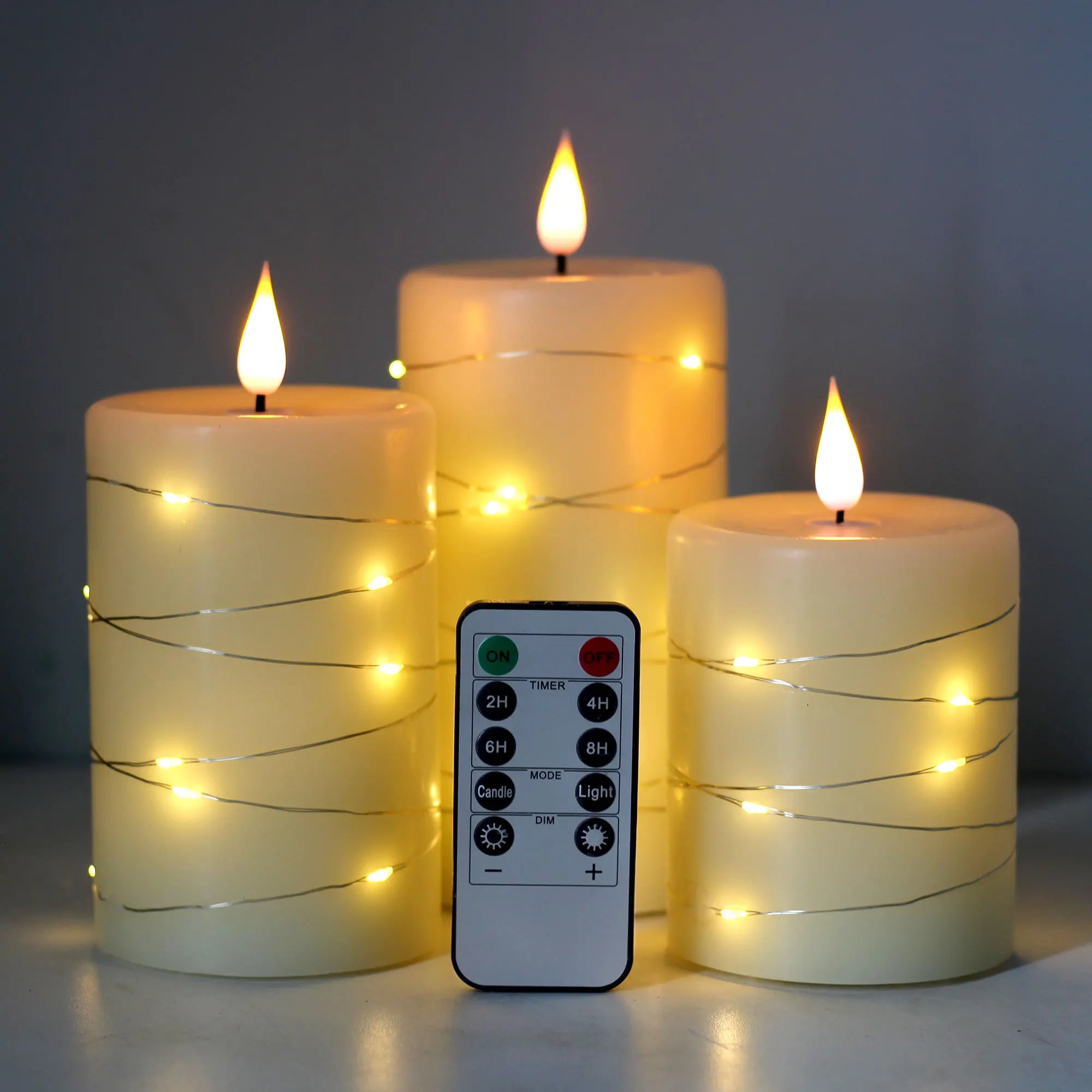 Flameless Candles Battery Operated Remote in USA.