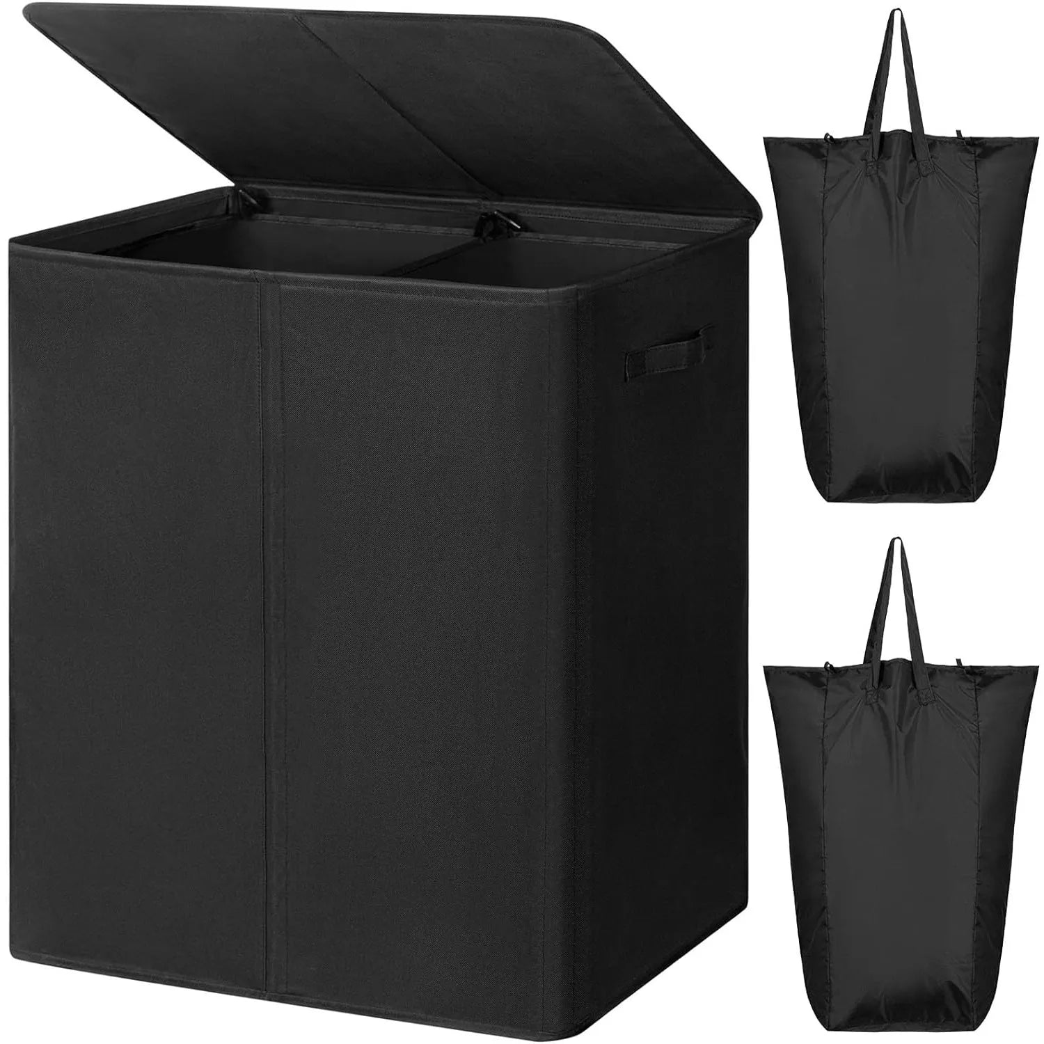 Double Laundry Hamper Lid Removable Laundry Bags in USA