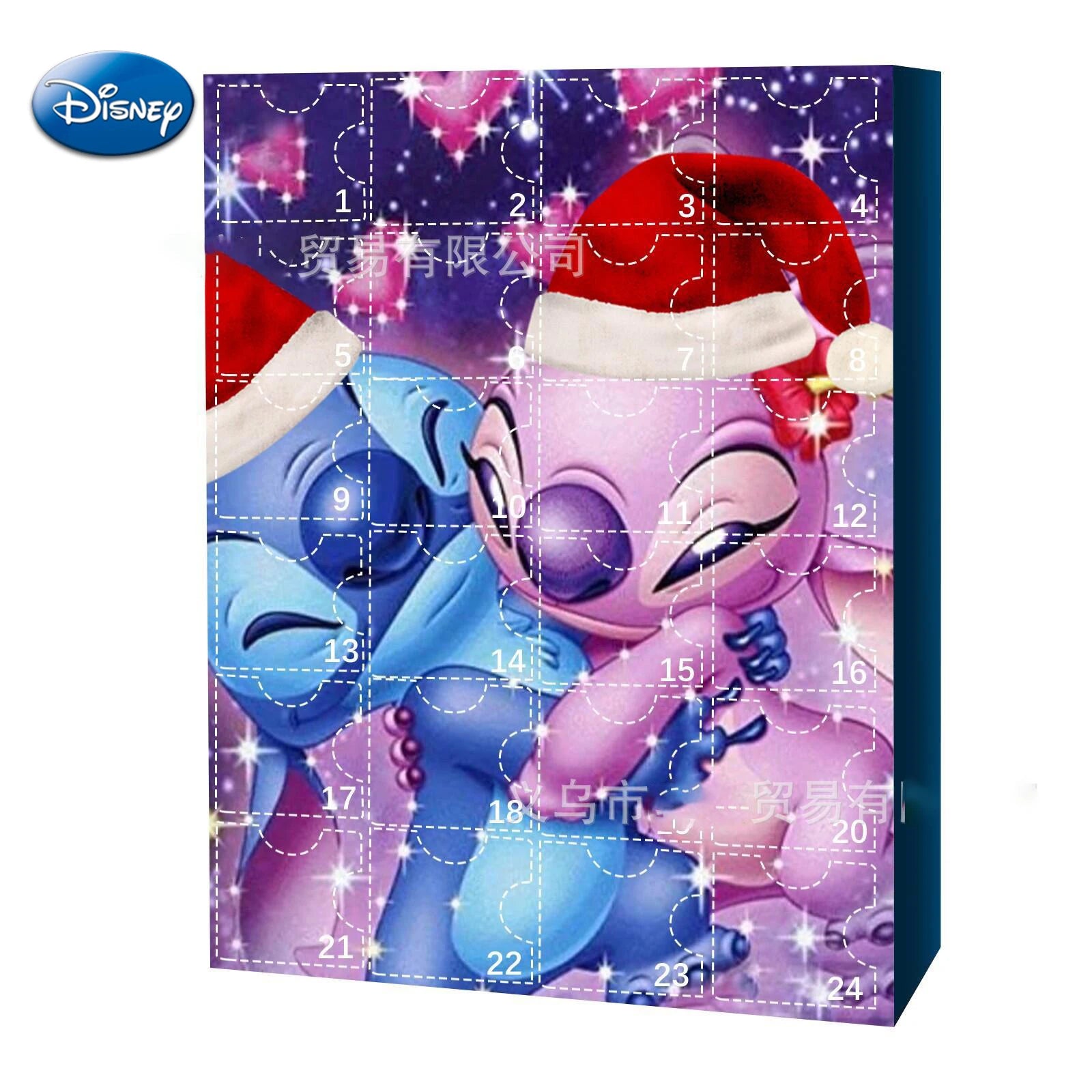 Disney Anime Lilo and Stitch 2023 Christmas Advent Calendar Box Mickey