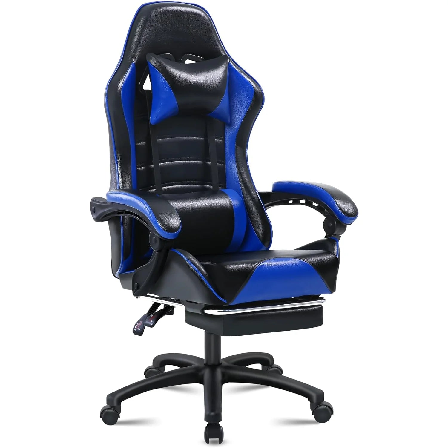 Ergonomic Gaming Chair with Footrest, PU Leather IN USA.