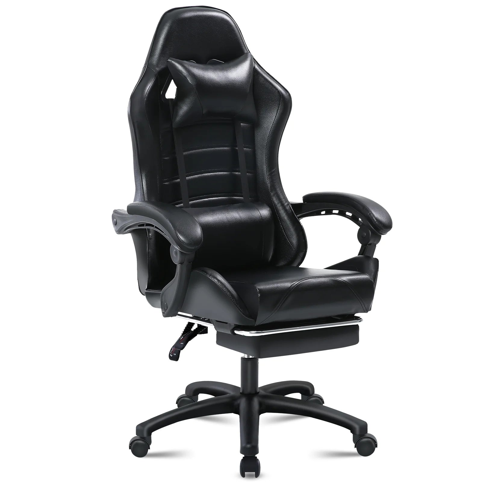 Ergonomic Gaming Chair with Footrest, PU Leather IN USA.