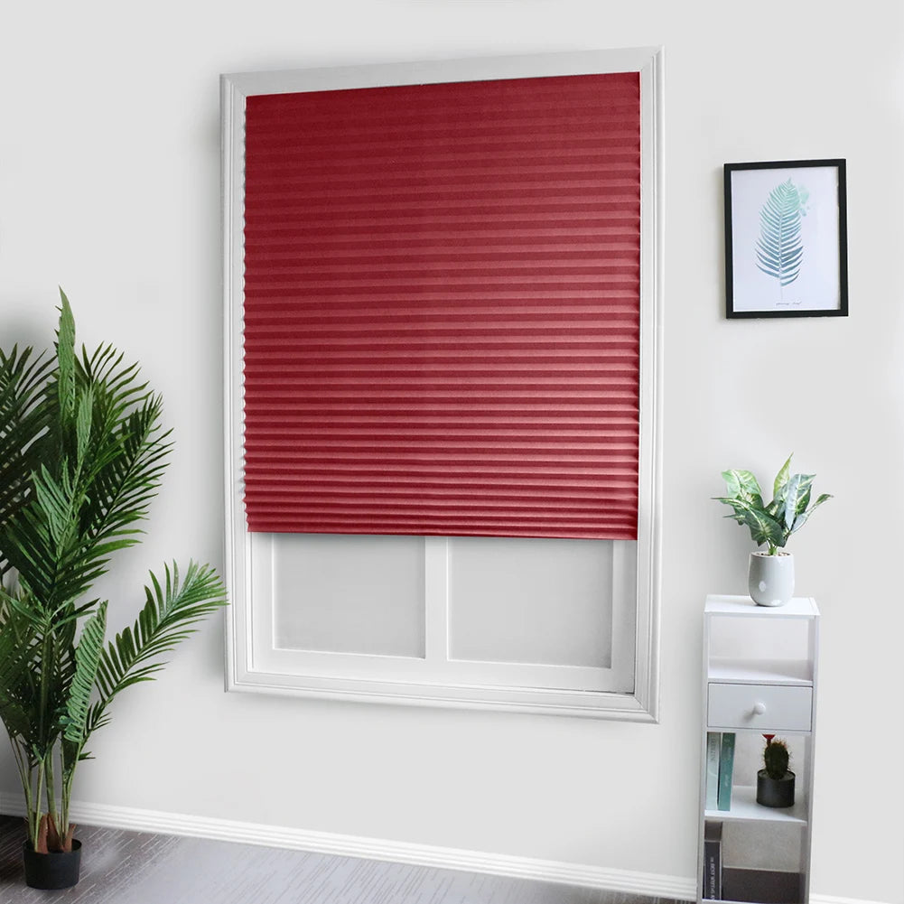 Shades Blinds Pleated Blackout Decorative Bright Color in USA