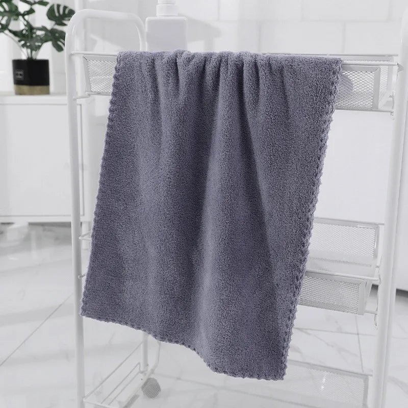 Microfiber Coral Velvet Face Towel Absorbent Cleaning Towel