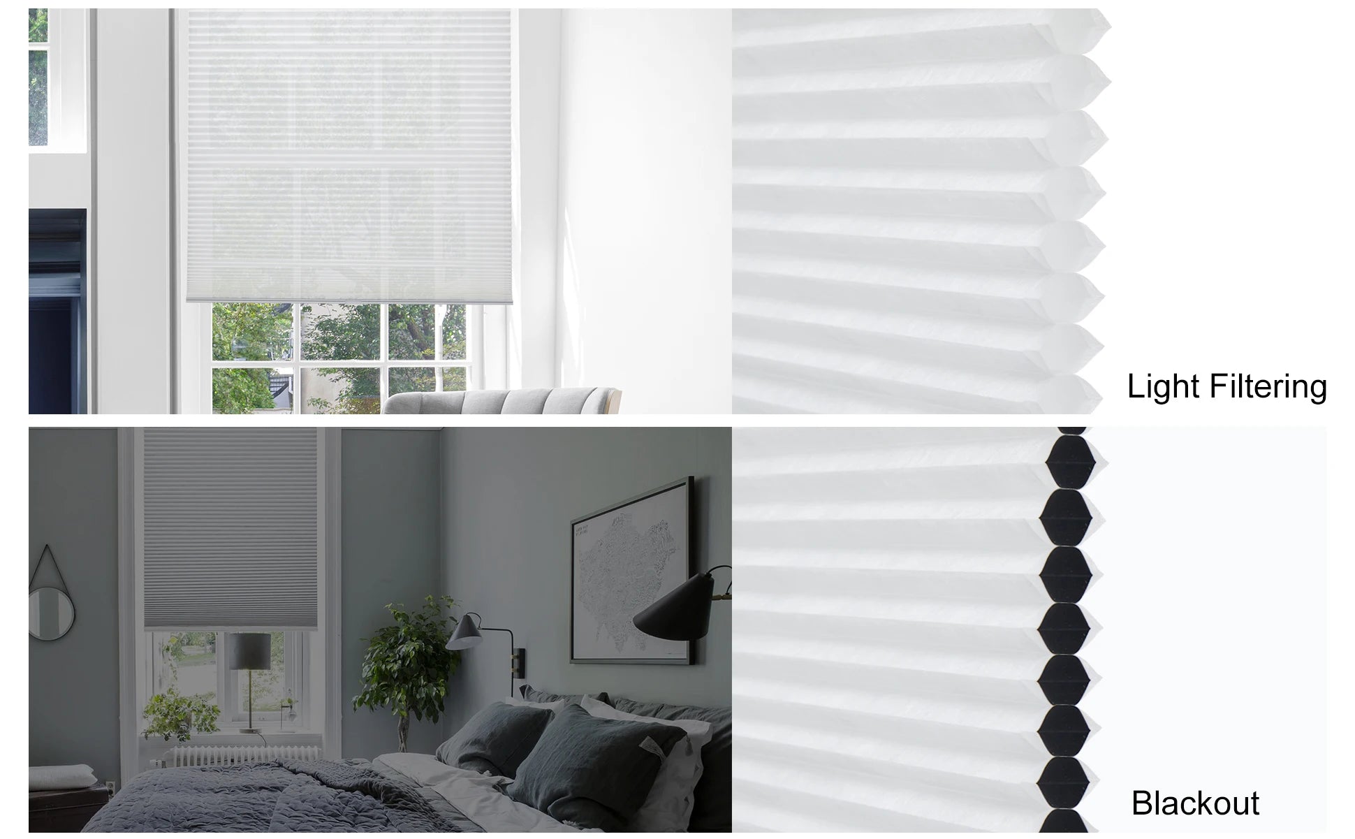 Persilux Blackout Cellular Blinds Honeycomb Shades