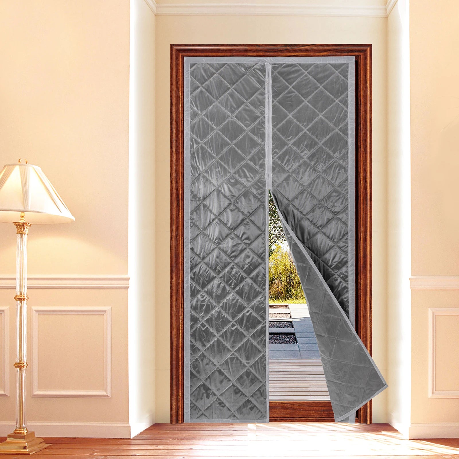 Magnetic Thermal Insulated Door Curtain Door Insulation Curtain in USA