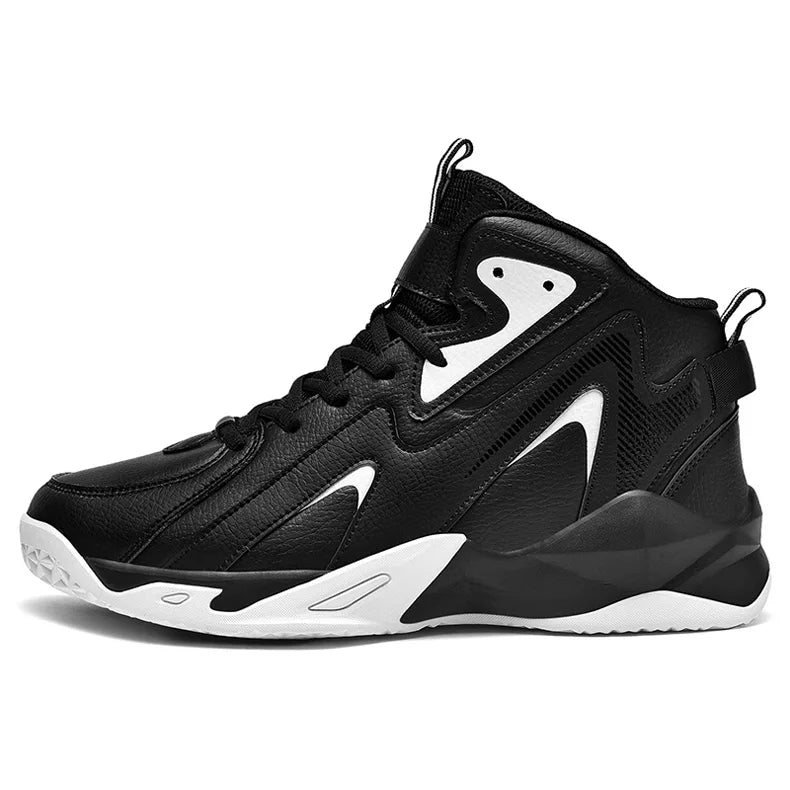 Autumn Winter Men High-Top PU Leather Basketball Shoes in USA