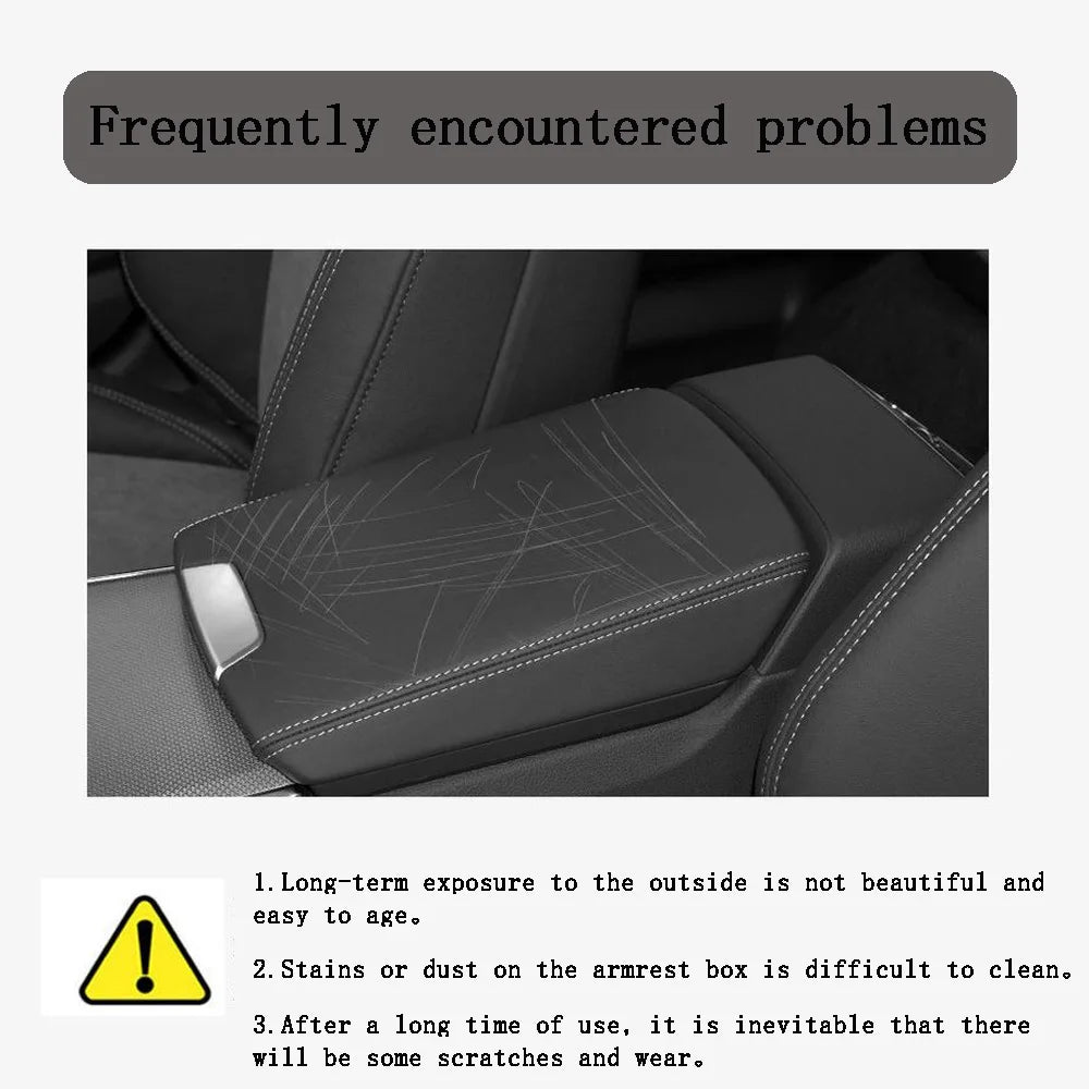 Car armrest box cushion plush material Accessories in USA.