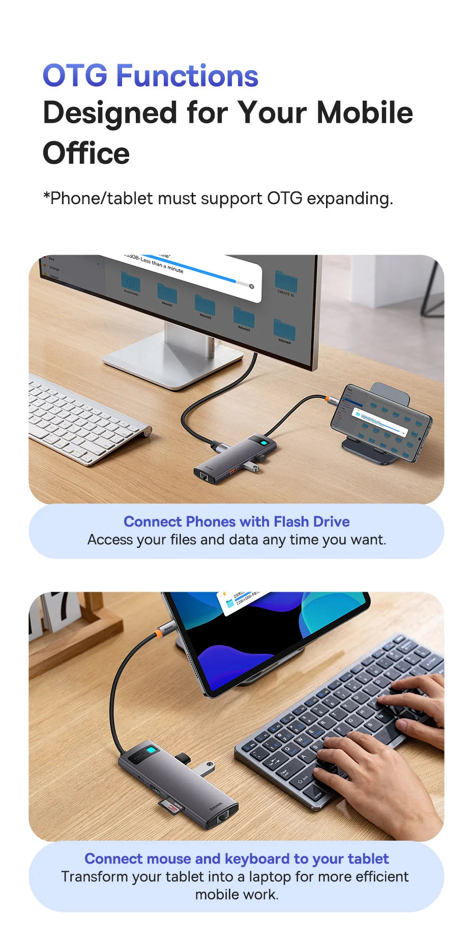 Baseus USB Hub Type C to HDMI-compatible USB IN USA.